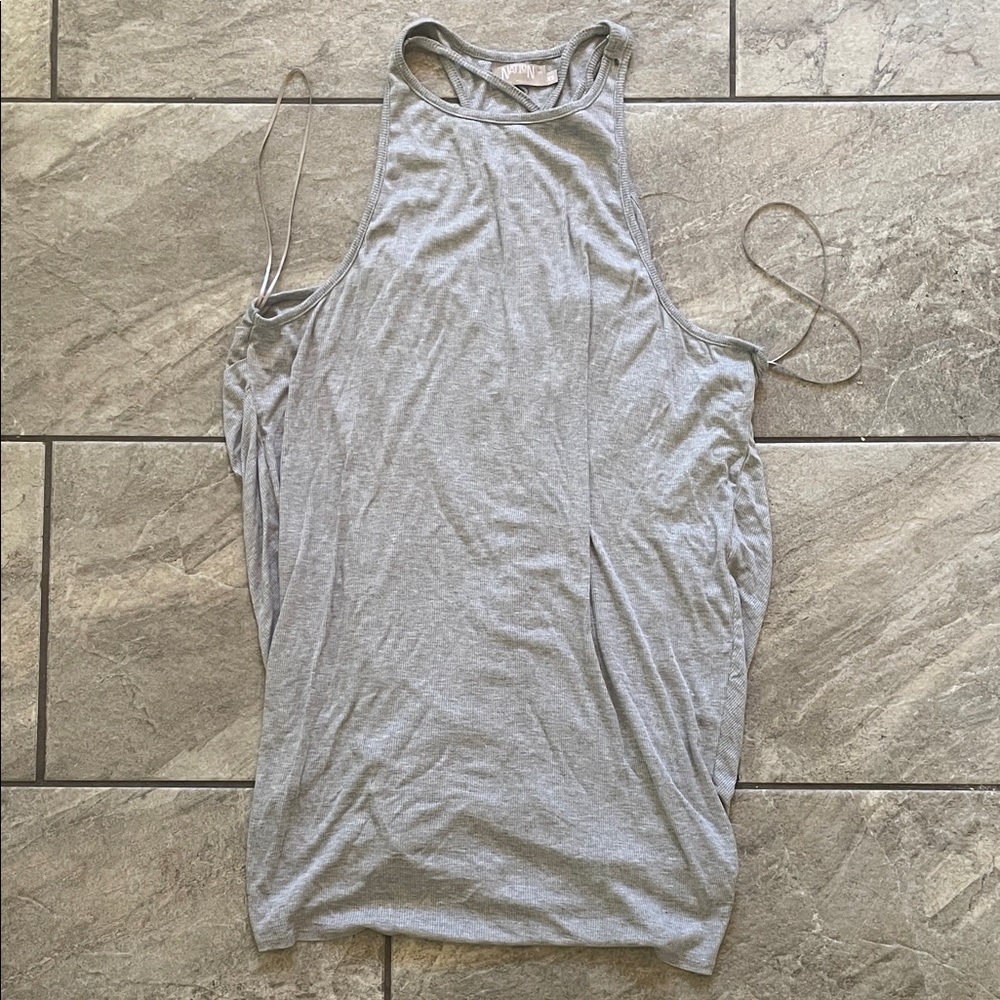 Light Gray Women's Racerback Tank Dress